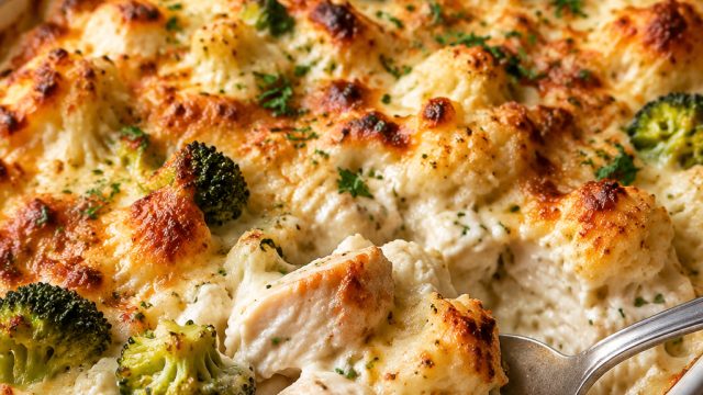 Indulgent Chicken and Cauliflower Bake: A Comforting Weeknight Meal