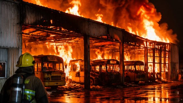 Devastating Fire Claims School Bus Depot in Marystown | situs slot 4d, mp3 juiced, streak of luck sl